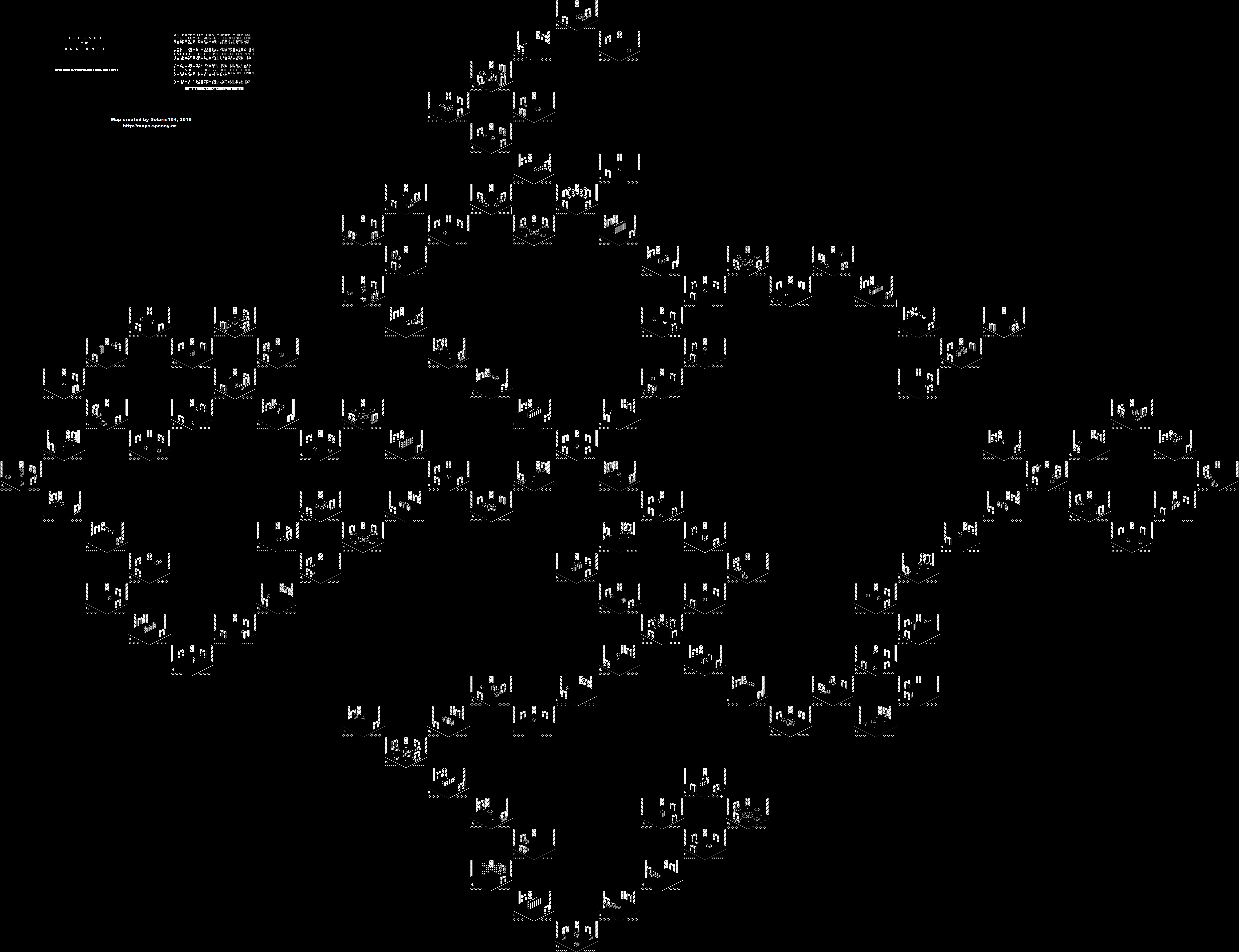 Against the Elements (ZX81) - The Map