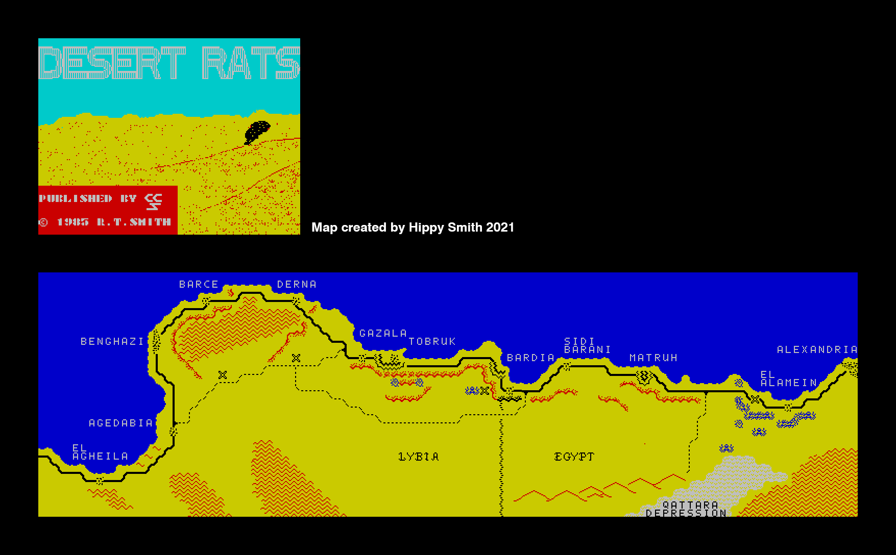 Desert Rats - The Map