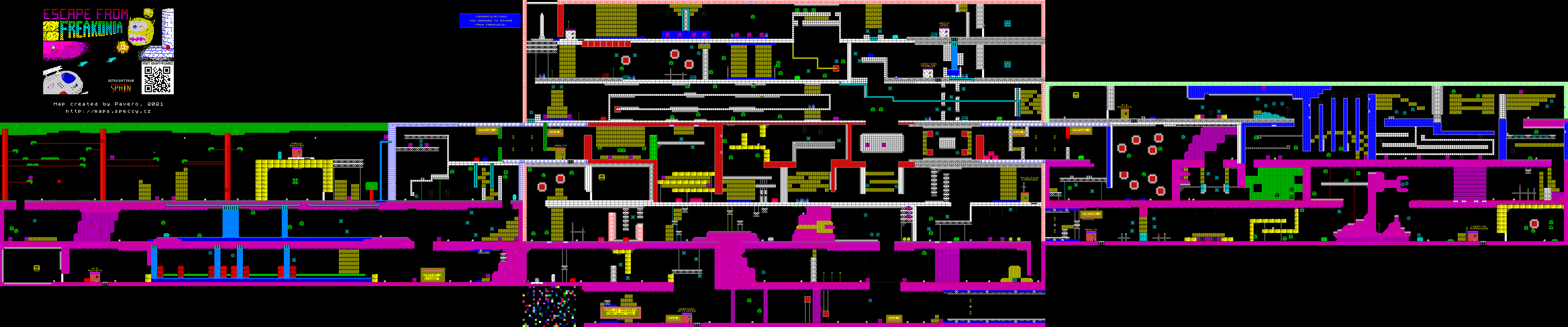 Escape from Freakonia - The Map