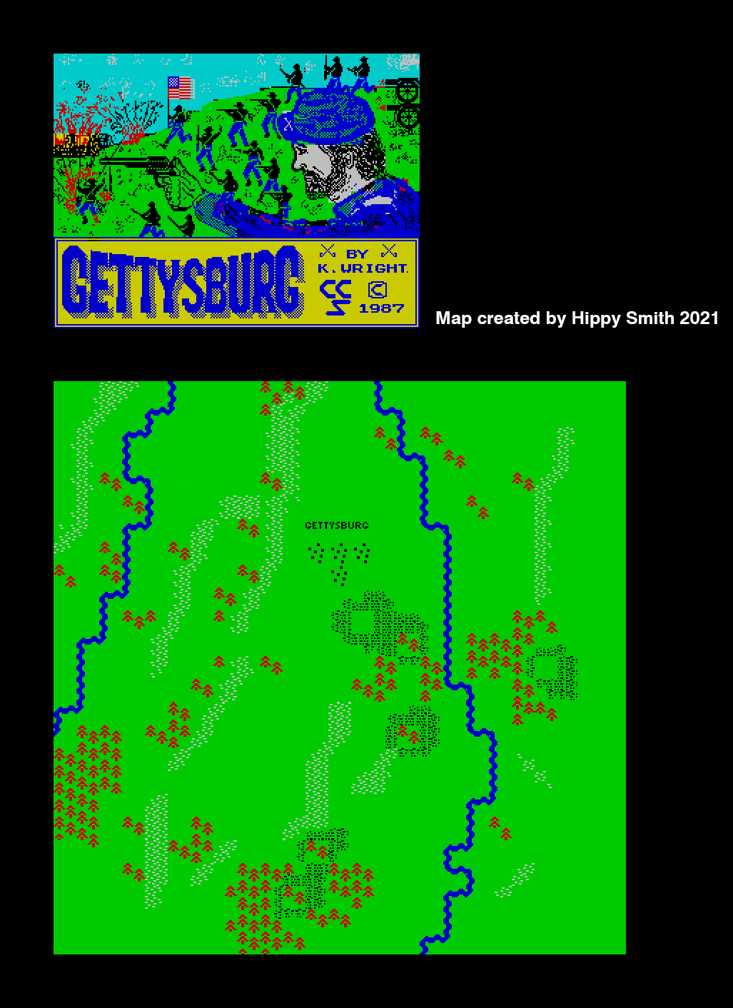 Gettysburg - The Map