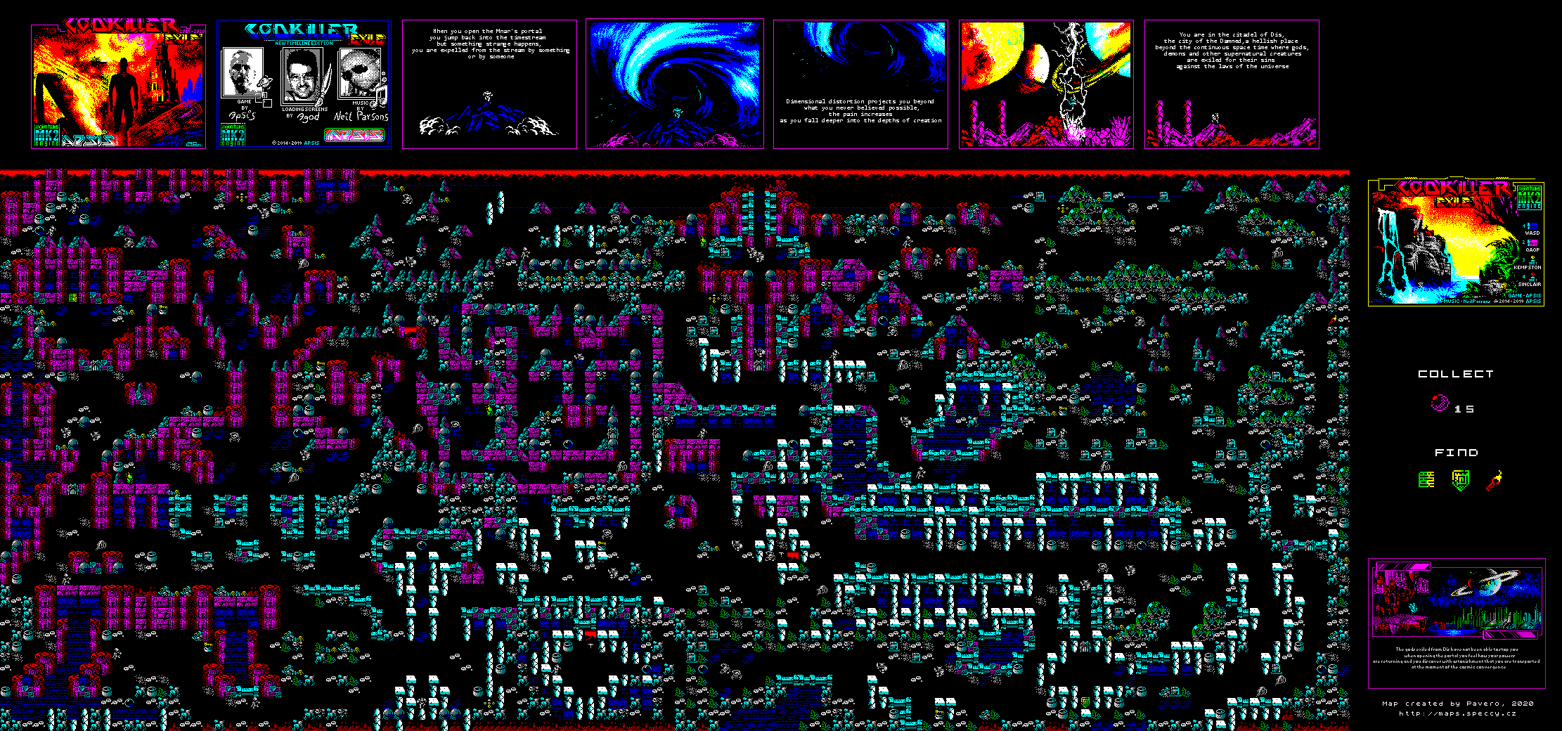 Godkiller 2 - Exile (New Timeline Edition) - The Map