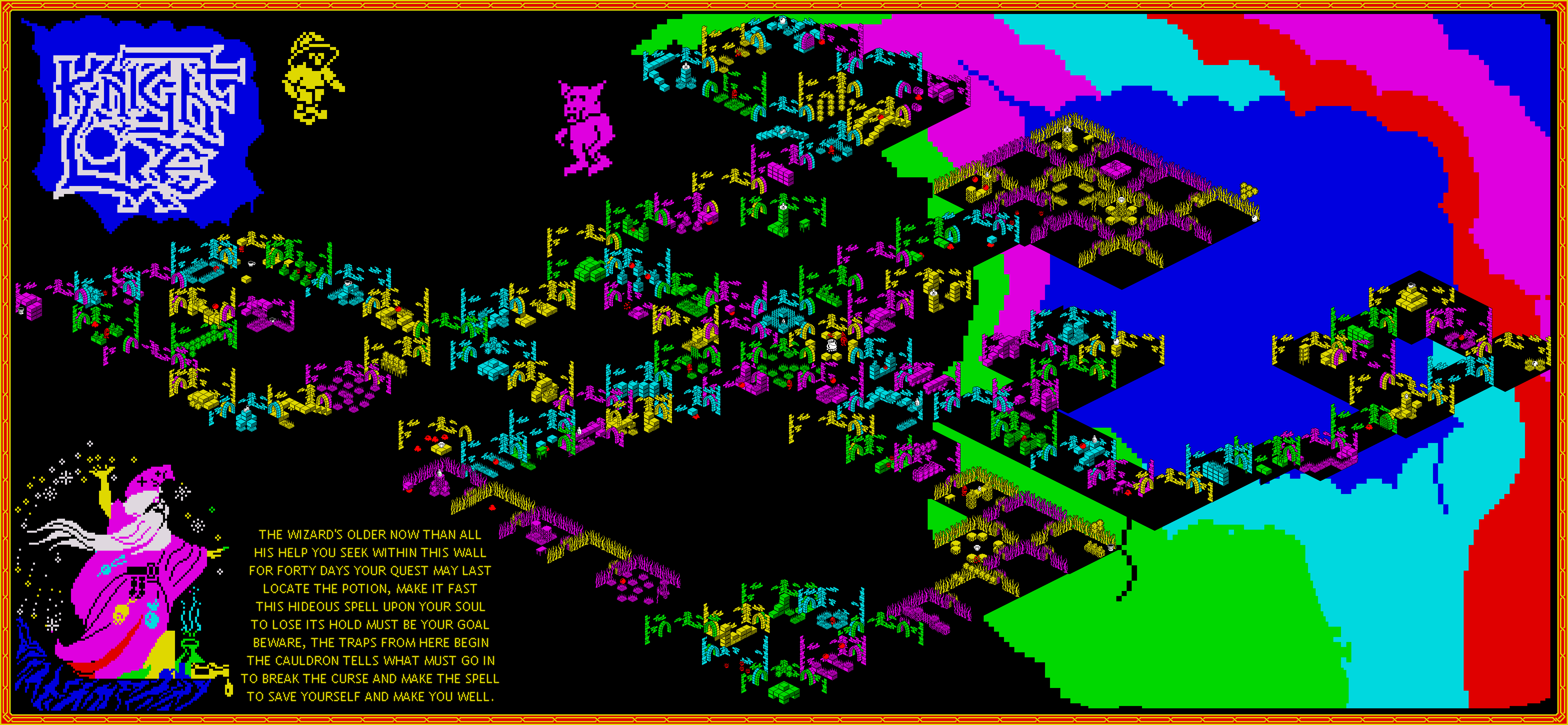 Knight Lore - The Map