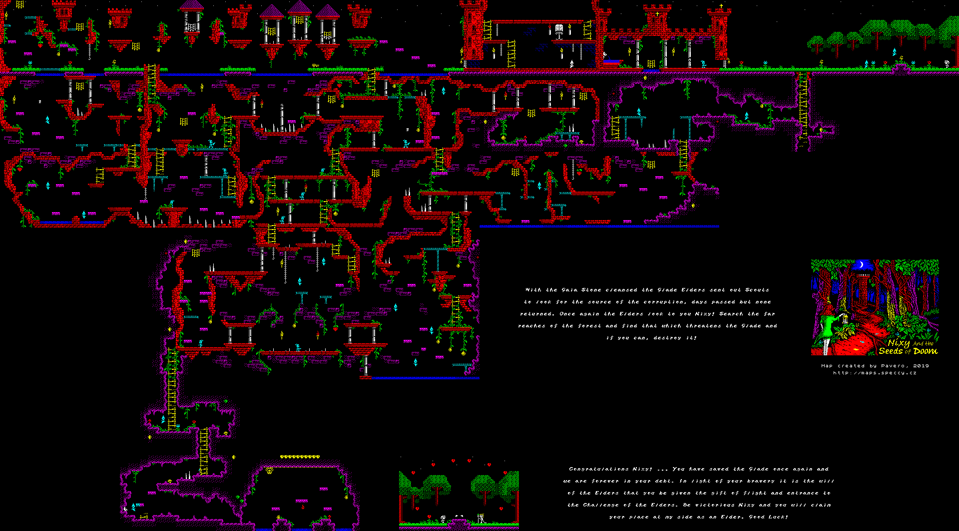 Nixy 2 - The Seeds of Doom - The Map
