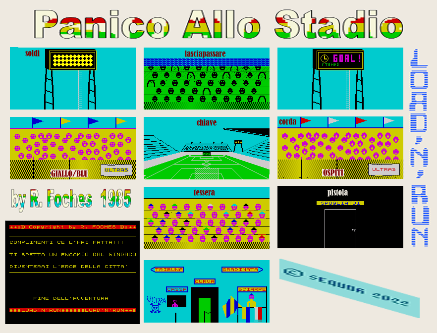 Panico Allo Stadio - The Map