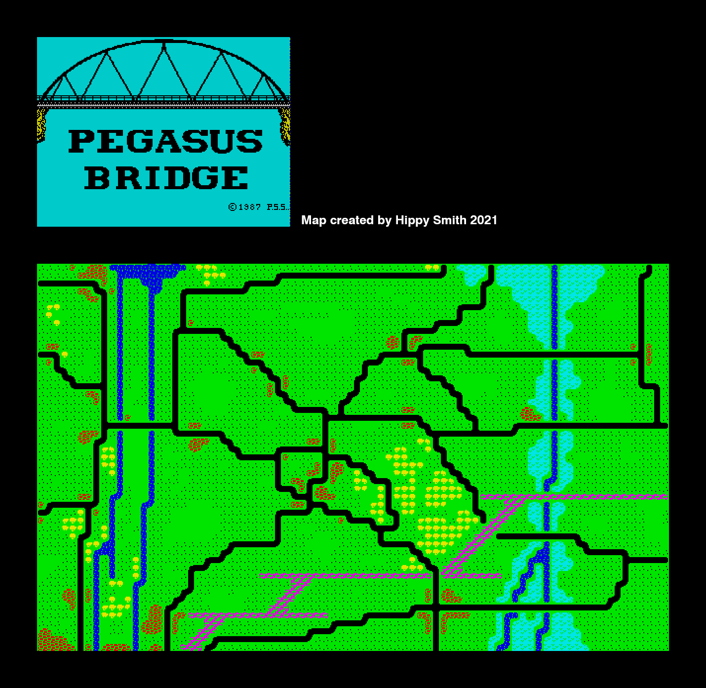 Pegasus Bridge - The Map