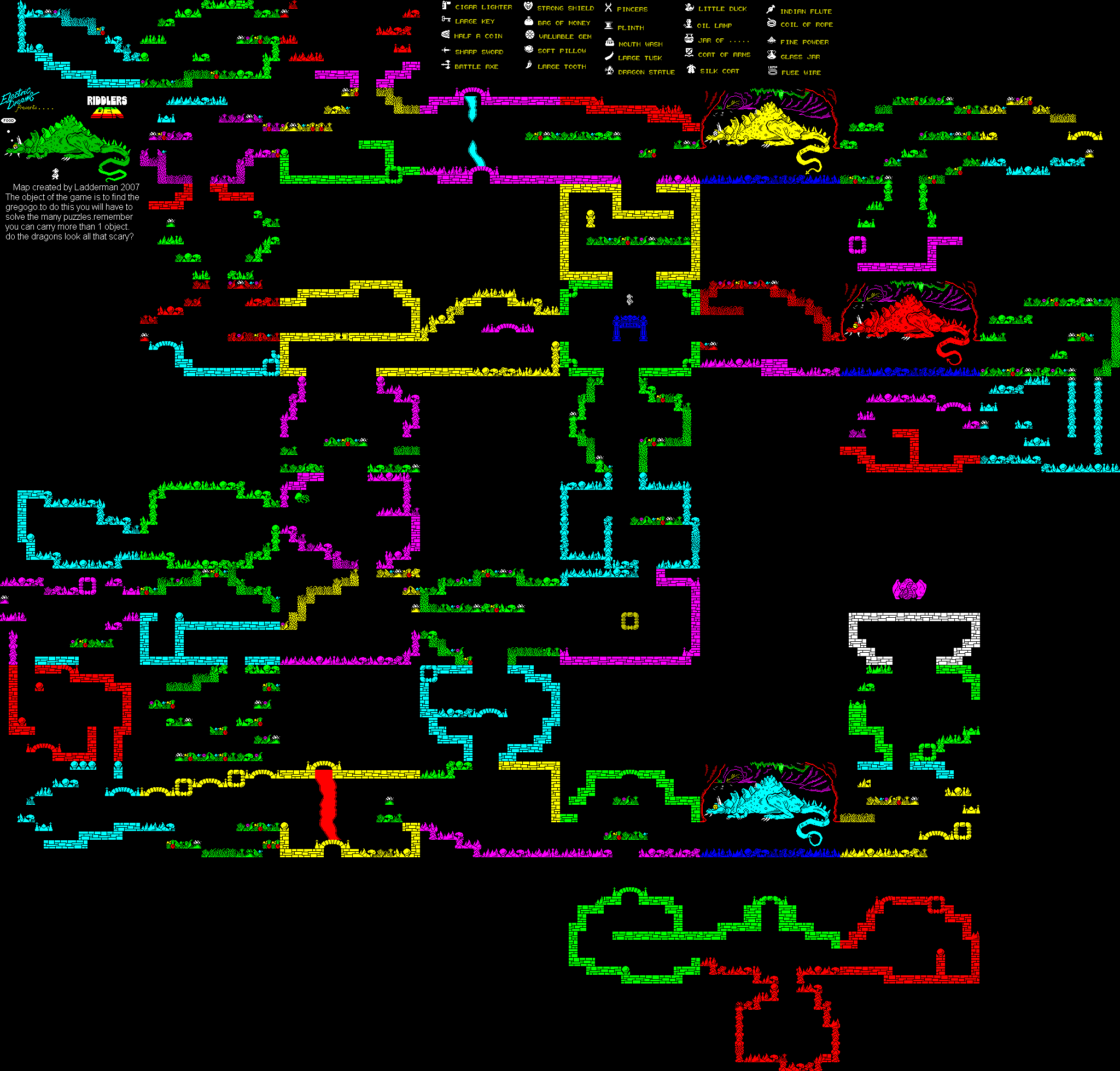 Riddler's Den - The Map