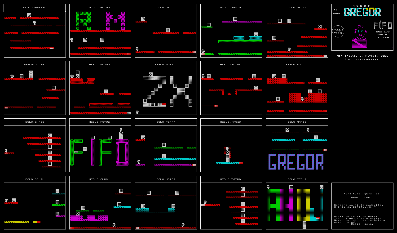 Robot Gregor - The Map