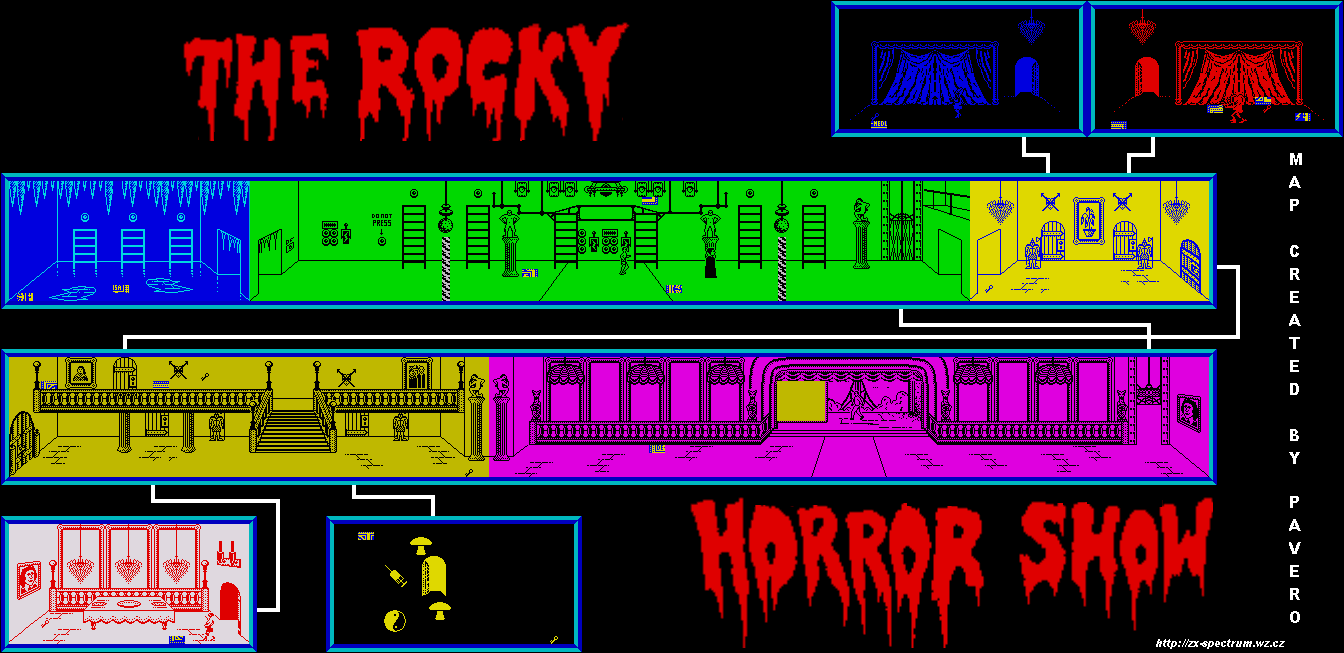 Rocky Horror Show - The Map