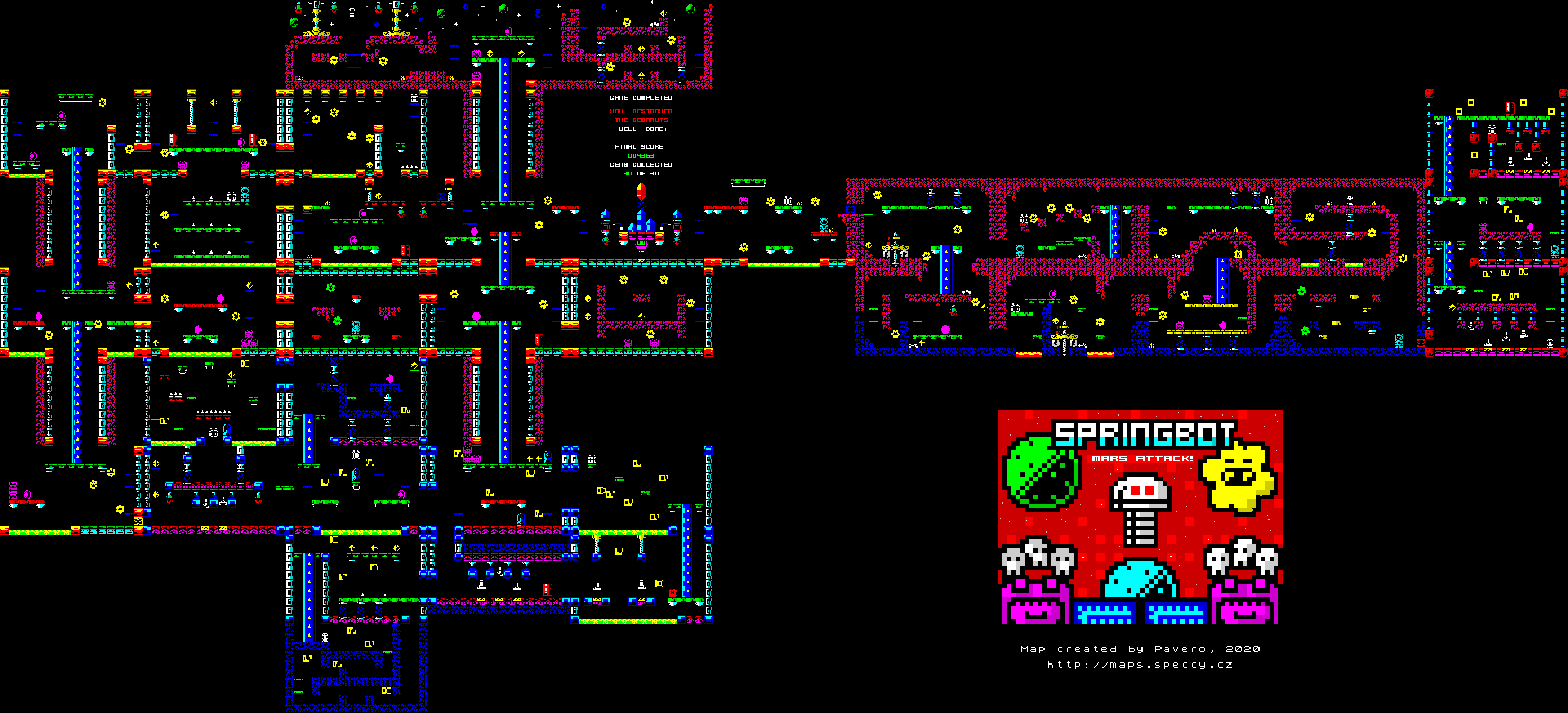 Springbot - Mars Attack! - The Map