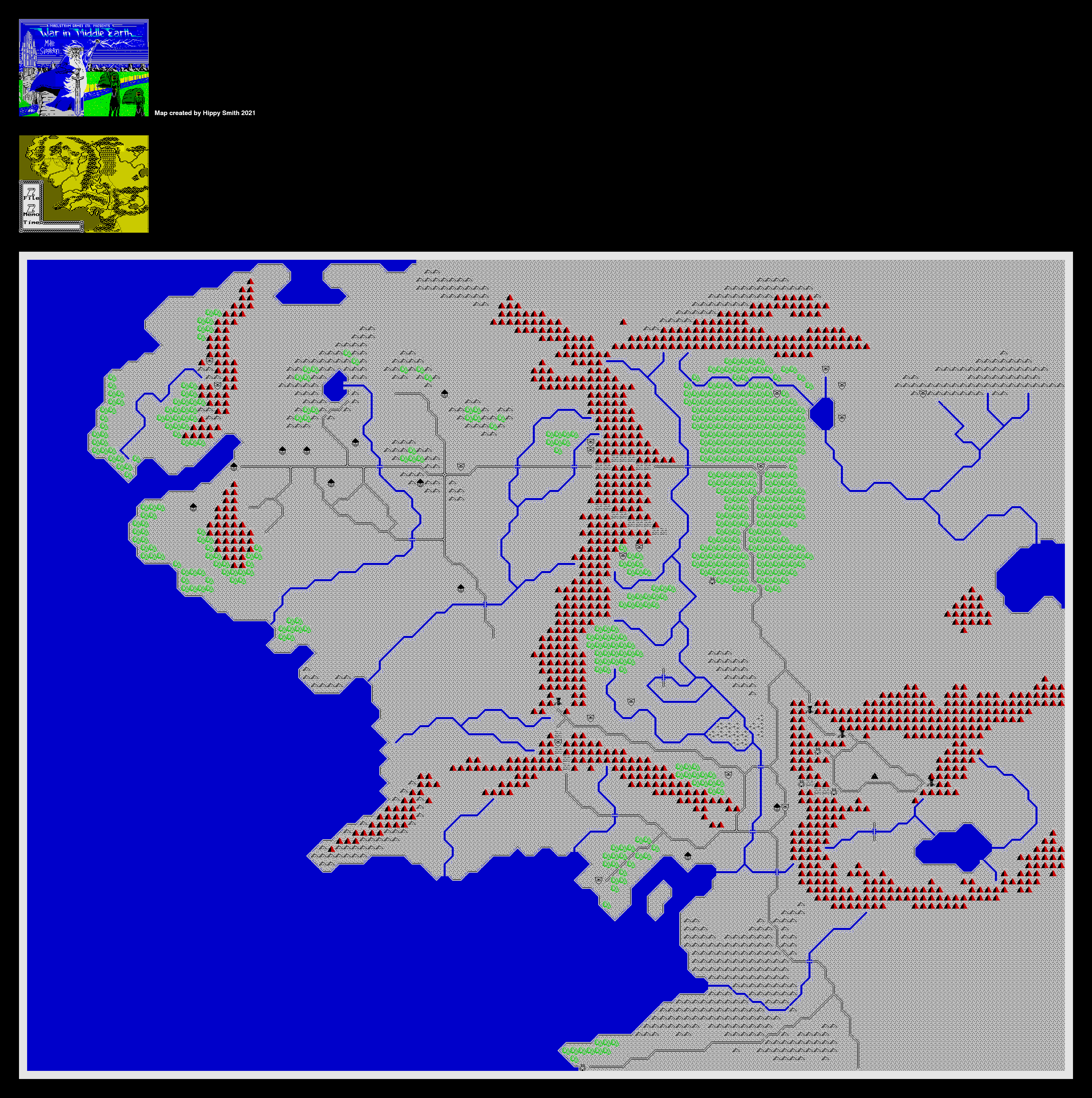War in Middle Earth - The Map