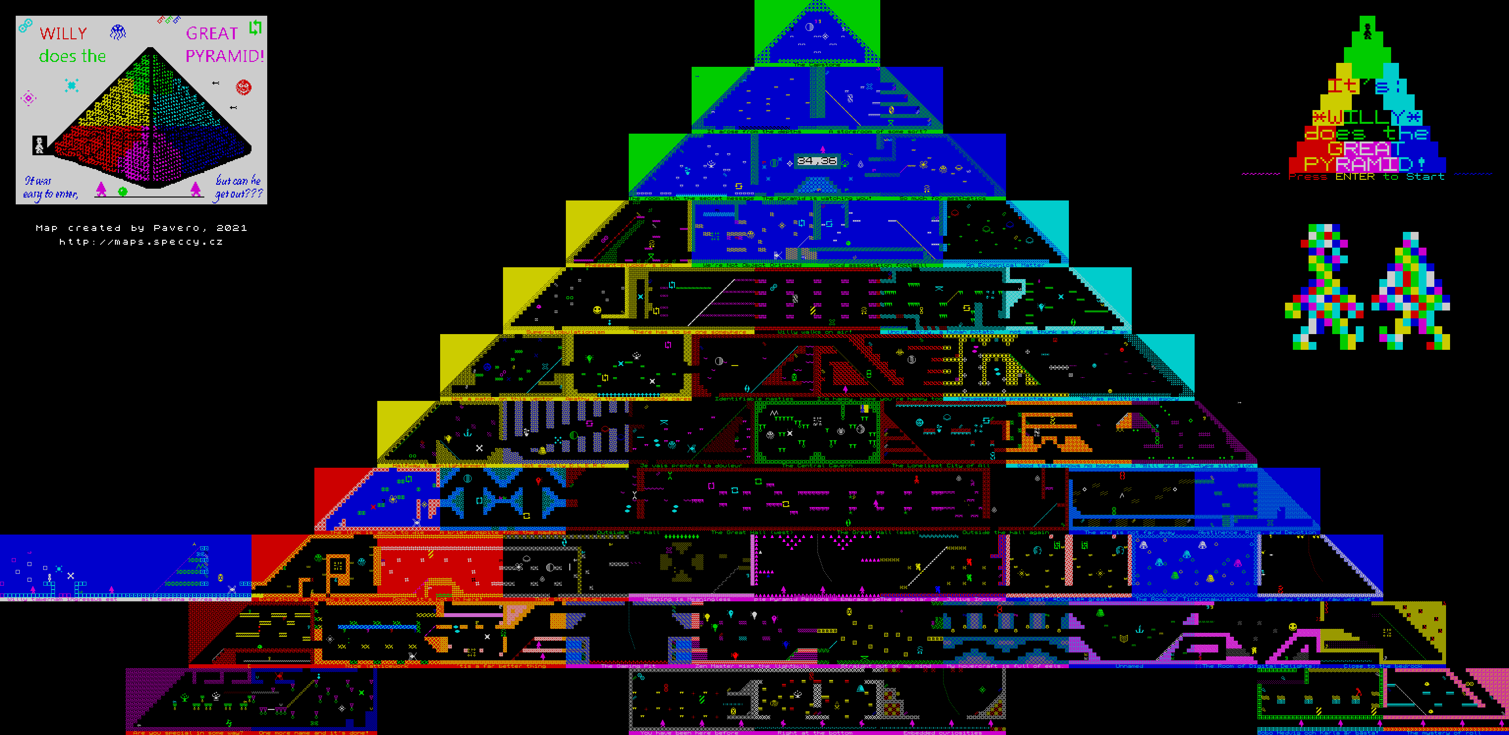 Willy Does the Great Pyramid - The Map