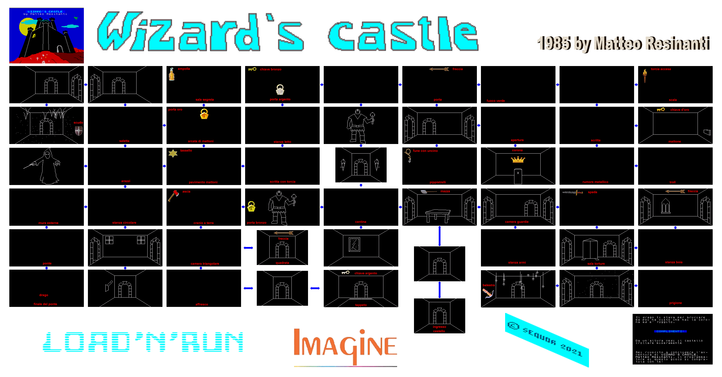 Wizard's Castle - The Map